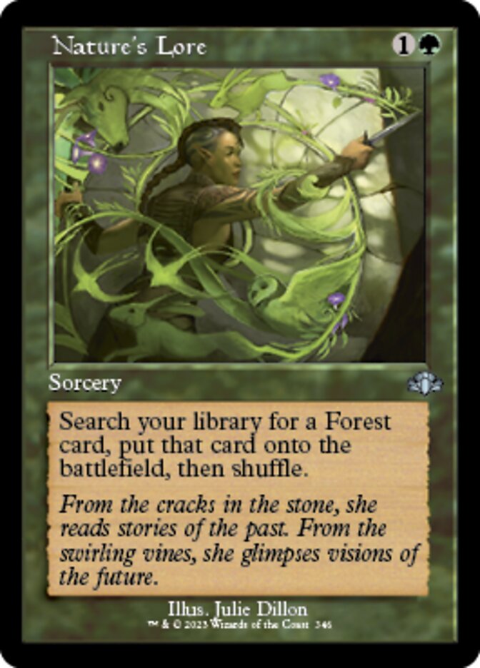 Nature's Lore (Retro) [Dominaria Remastered] | Gate City Games LLC