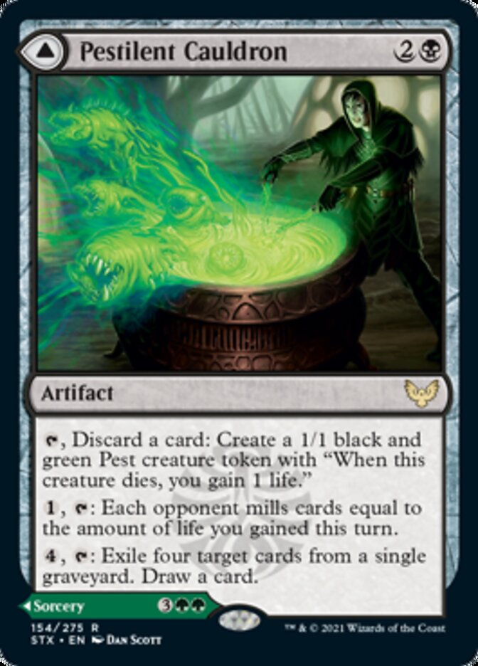 Pestilent Cauldron // Restorative Burst [Strixhaven: School of Mages] | Gate City Games LLC