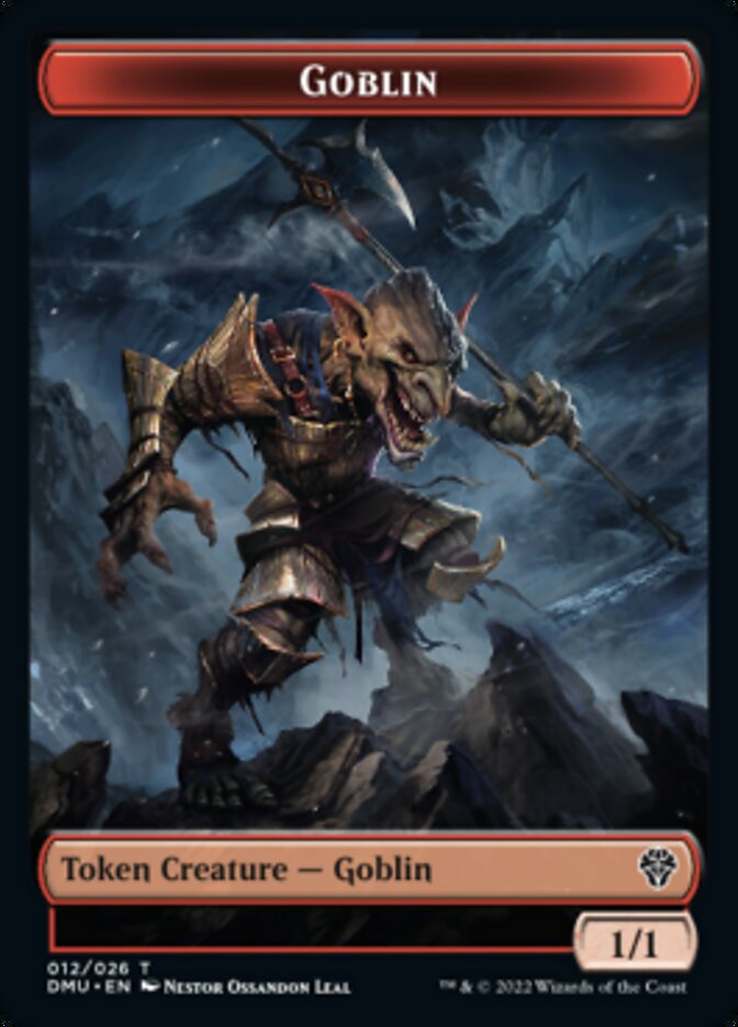 Soldier // Goblin Double-sided Token [Dominaria United Tokens] | Gate City Games LLC