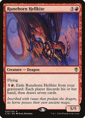 Runehorn Hellkite [Commander 2016] | Gate City Games LLC