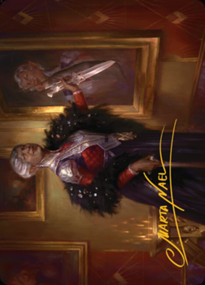 Evelyn, the Covetous Art Card (Gold-Stamped Signature) [Streets of New Capenna Art Series] | Gate City Games LLC