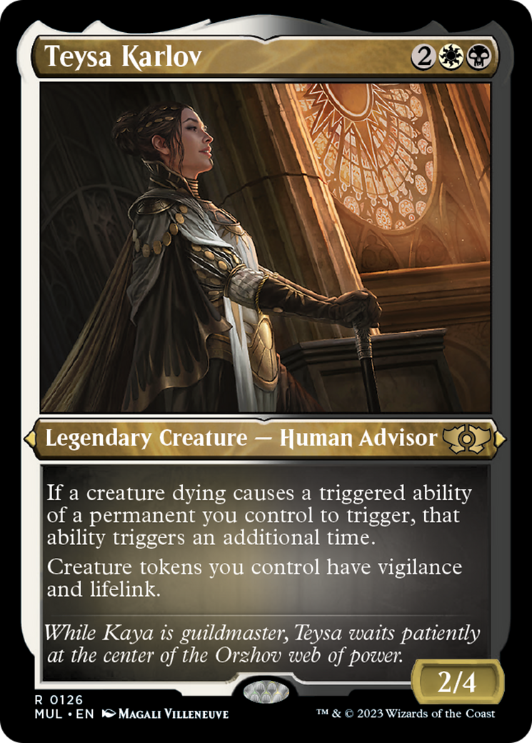 Teysa Karlov (Foil Etched) [Multiverse Legends] | Gate City Games LLC