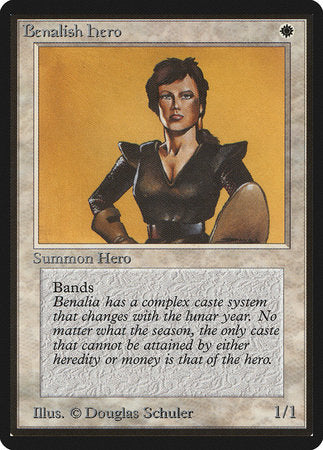 Benalish Hero [Limited Edition Beta] | Gate City Games LLC