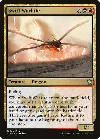 Swift Warkite [Dragons of Tarkir] | Gate City Games LLC