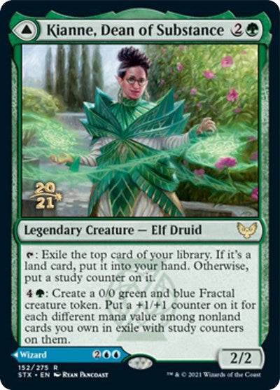 Kianne, Dean of Substance // Imbraham, Dean of Theory [Strixhaven: School of Mages Prerelease Promos] | Gate City Games LLC