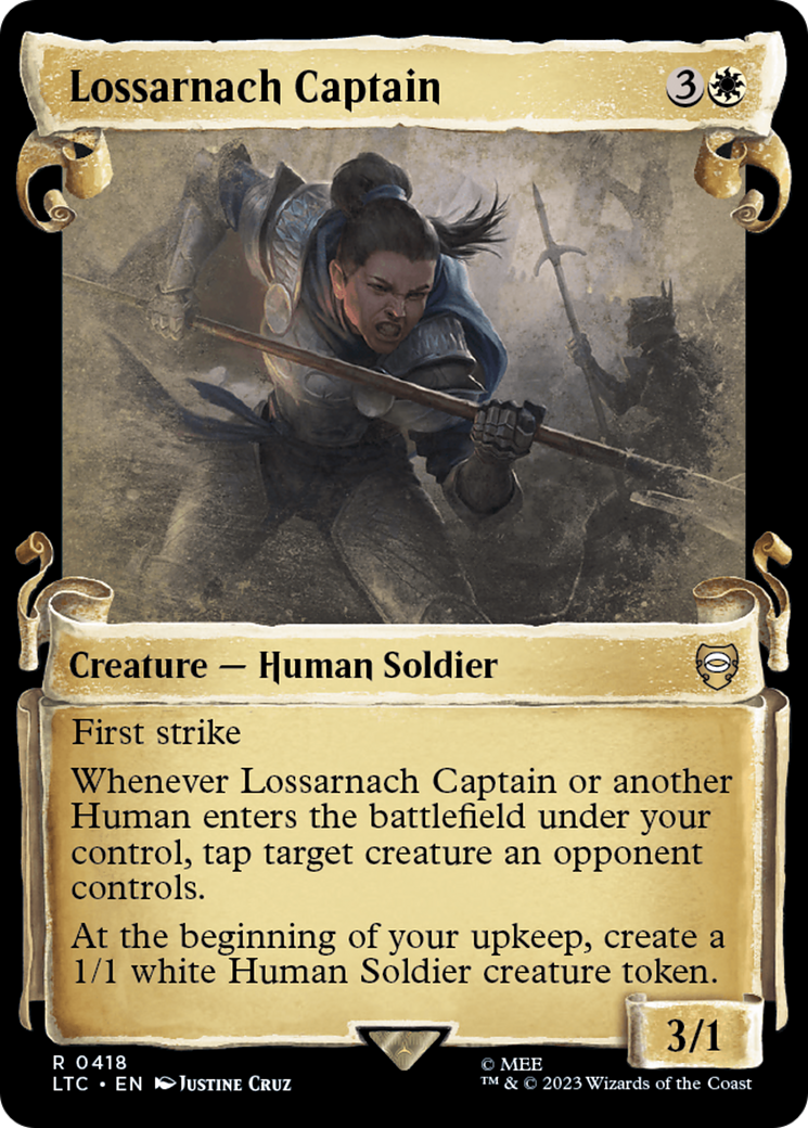 Lossarnach Captain [The Lord of the Rings: Tales of Middle-Earth Commander Showcase Scrolls] | Gate City Games LLC