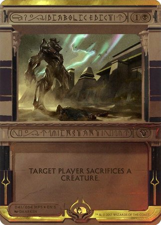 Diabolic Edict [Amonkhet Invocations] | Gate City Games LLC