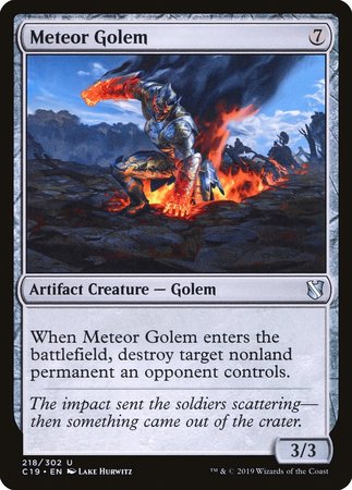Meteor Golem [Commander 2019] | Gate City Games LLC