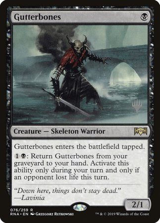 Gutterbones [Ravnica Allegiance Promos] | Gate City Games LLC