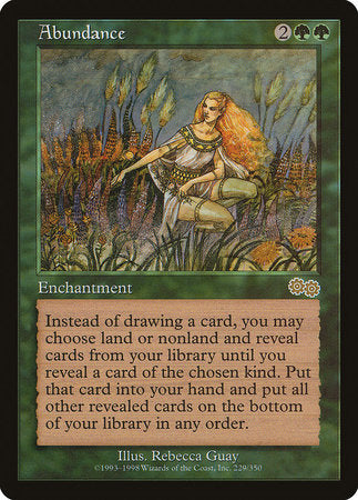 Abundance [Urza's Saga] | Gate City Games LLC