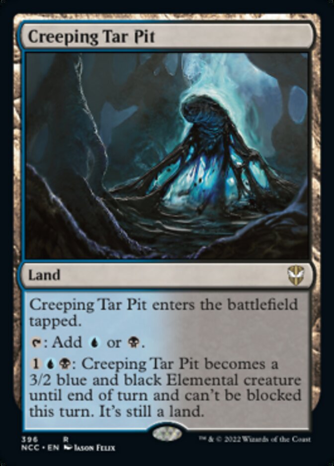 Creeping Tar Pit [Streets of New Capenna Commander] | Gate City Games LLC