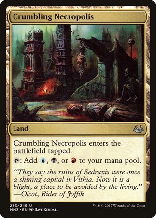 Crumbling Necropolis [Modern Masters 2017] | Gate City Games LLC