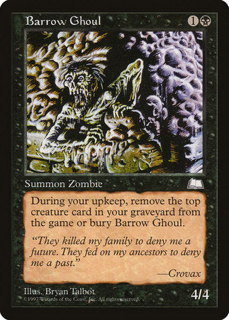 Barrow Ghoul [Weatherlight] | Gate City Games LLC