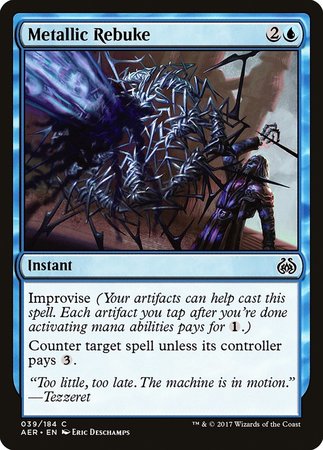 Metallic Rebuke [Aether Revolt] | Gate City Games LLC