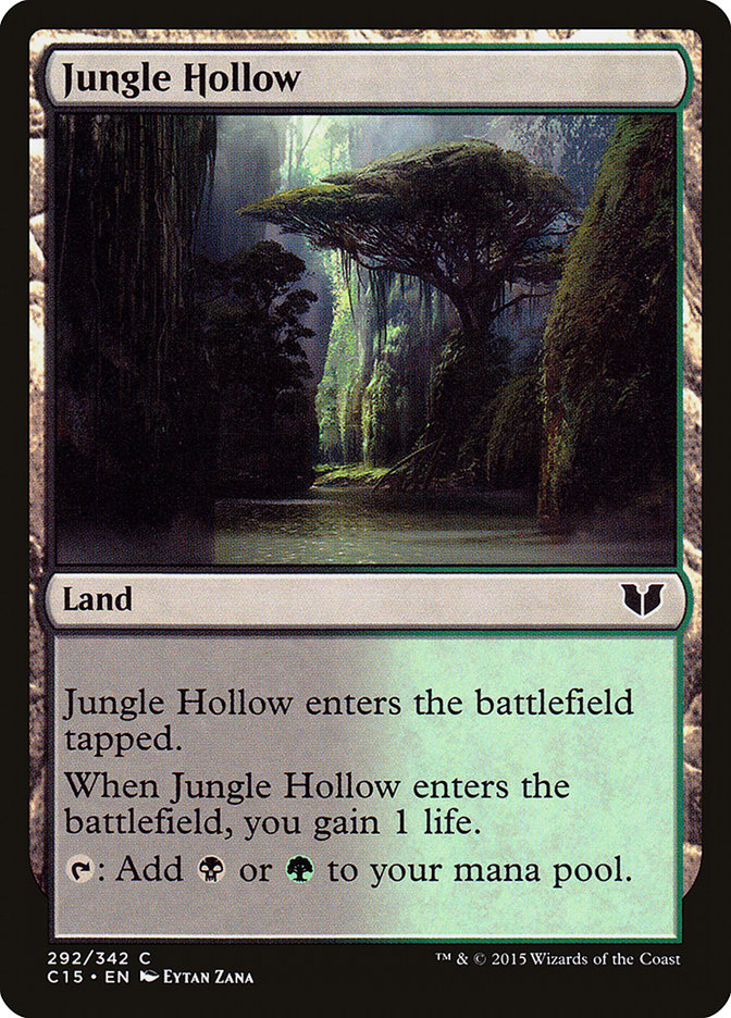 Jungle Hollow [Commander 2015] | Gate City Games LLC
