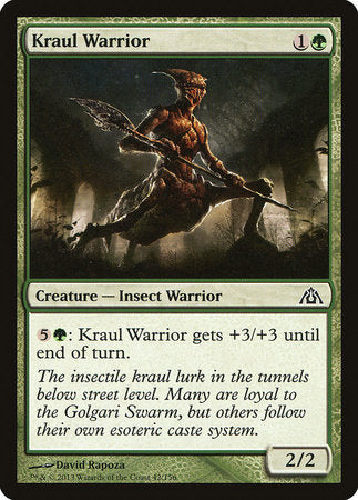 Kraul Warrior [Dragon's Maze] | Gate City Games LLC