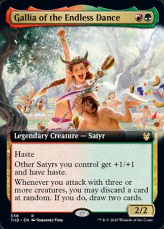 Gallia of the Endless Dance (Extended Art) [Theros Beyond Death] | Gate City Games LLC