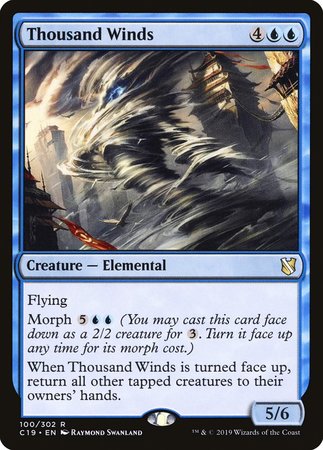 Thousand Winds [Commander 2019] | Gate City Games LLC