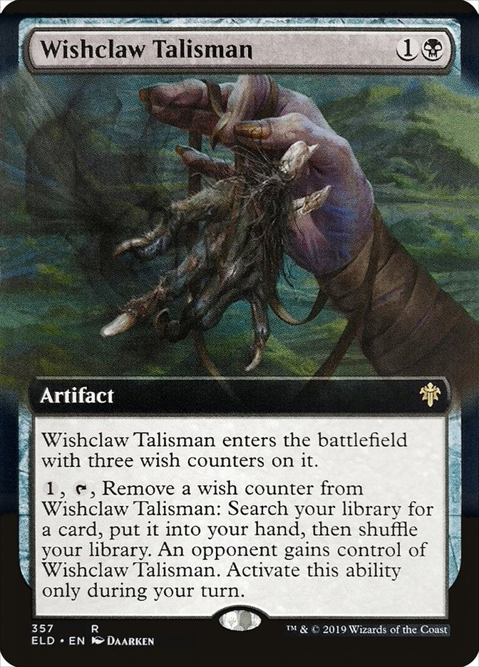 Wishclaw Talisman (Extended Art) [Throne of Eldraine] | Gate City Games LLC