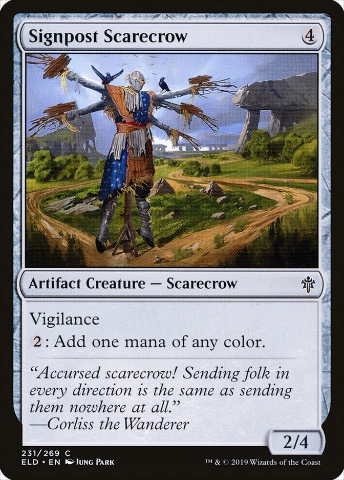 Signpost Scarecrow [Throne of Eldraine] | Gate City Games LLC