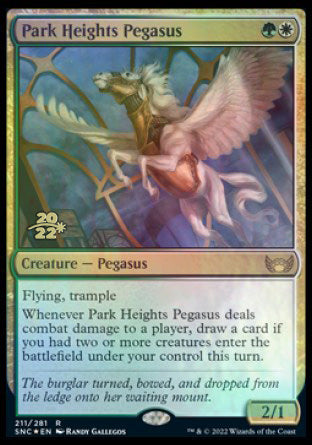Park Heights Pegasus [Streets of New Capenna Prerelease Promos] | Gate City Games LLC