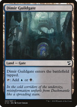 Dimir Guildgate [Commander 2018] | Gate City Games LLC