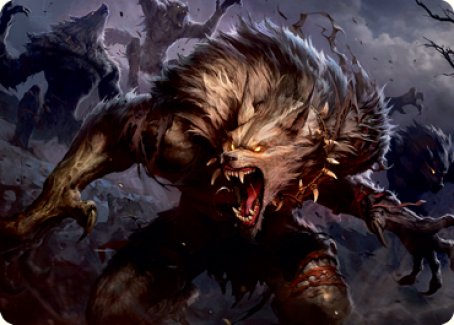 Village Reavers Art Card [Innistrad: Midnight Hunt Art Series] | Gate City Games LLC