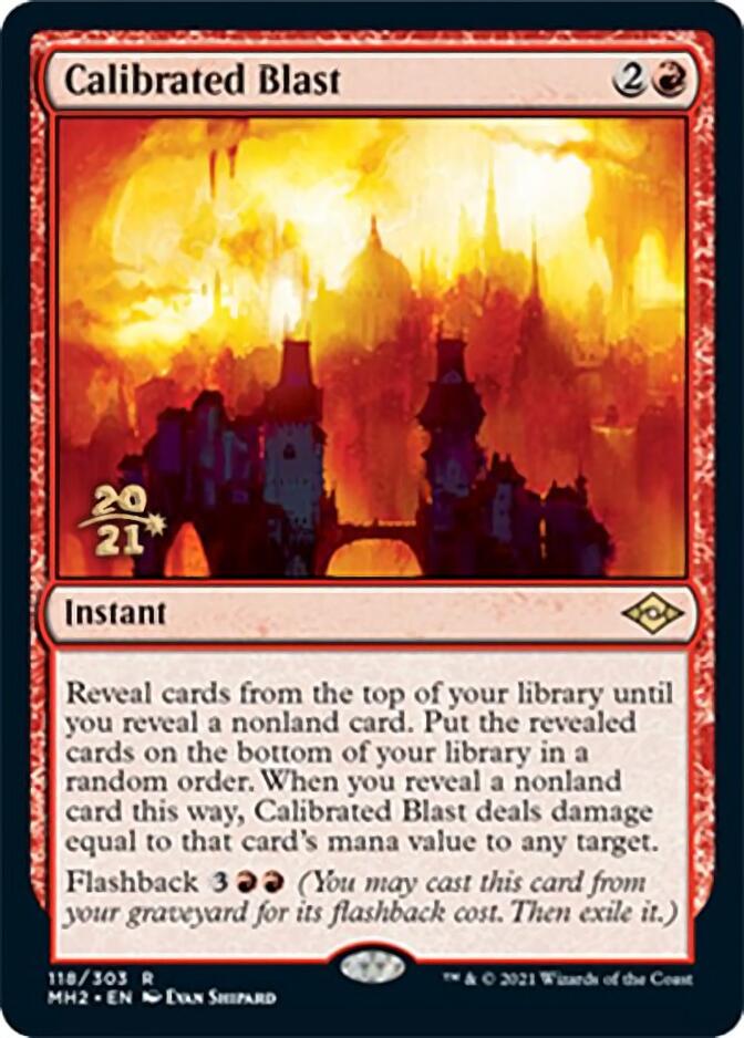 Calibrated Blast [Modern Horizons 2 Prerelease Promos] | Gate City Games LLC