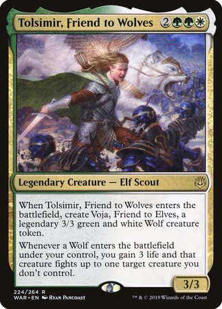Tolsimir, Friend to Wolves [War of the Spark] | Gate City Games LLC