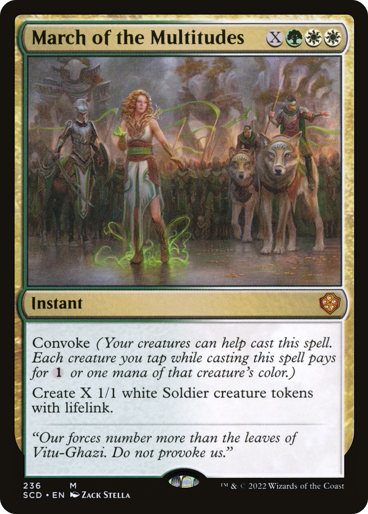 March of the Multitudes [Starter Commander Decks] | Gate City Games LLC