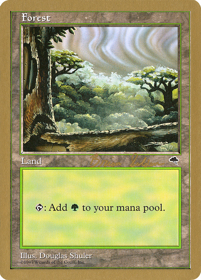 Forest (bs349) (Brian Selden) [World Championship Decks 1998] | Gate City Games LLC