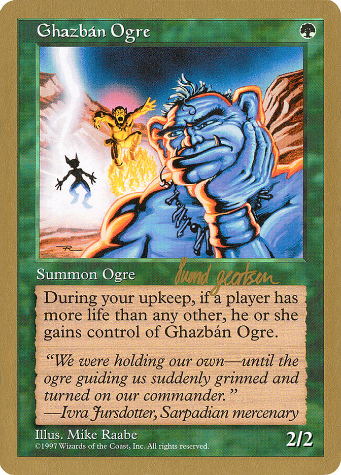Ghazbán Ogre (Svend Geertsen) [World Championship Decks 1997] | Gate City Games LLC
