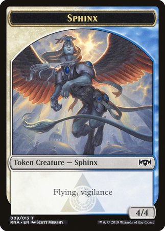 Sphinx Token [Ravnica Allegiance Tokens] | Gate City Games LLC