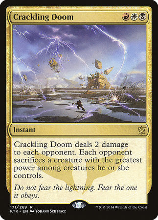 Crackling Doom [Khans of Tarkir] | Gate City Games LLC