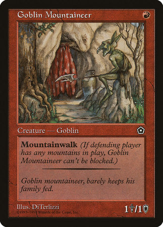 Goblin Mountaineer [Portal Second Age] | Gate City Games LLC