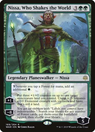 Nissa, Who Shakes the World [War of the Spark] | Gate City Games LLC