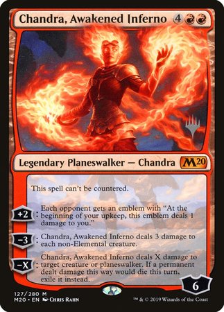 Chandra, Awakened Inferno [Core Set 2020 Promos] | Gate City Games LLC