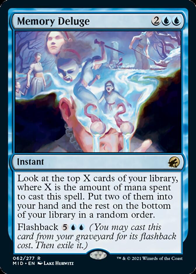 Memory Deluge [Innistrad: Midnight Hunt] | Gate City Games LLC