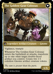 Tetzin, Gnome Champion // The Golden-Gear Colossus [The Lost Caverns of Ixalan Commander] | Gate City Games LLC