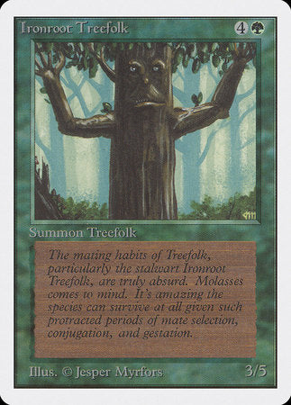 Ironroot Treefolk [Unlimited Edition] | Gate City Games LLC