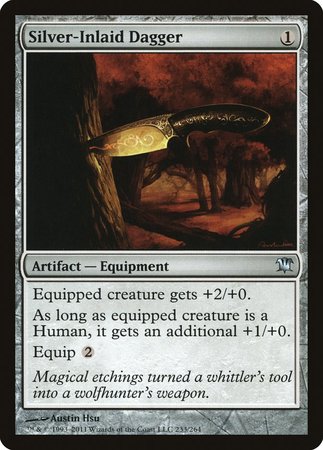 Silver-Inlaid Dagger [Innistrad] | Gate City Games LLC
