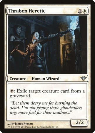 Thraben Heretic [Dark Ascension] | Gate City Games LLC