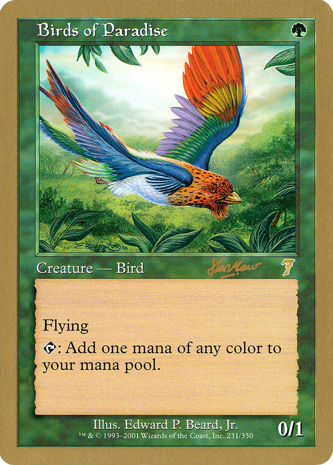 Birds of Paradise (Sim Han How) [World Championship Decks 2002] | Gate City Games LLC