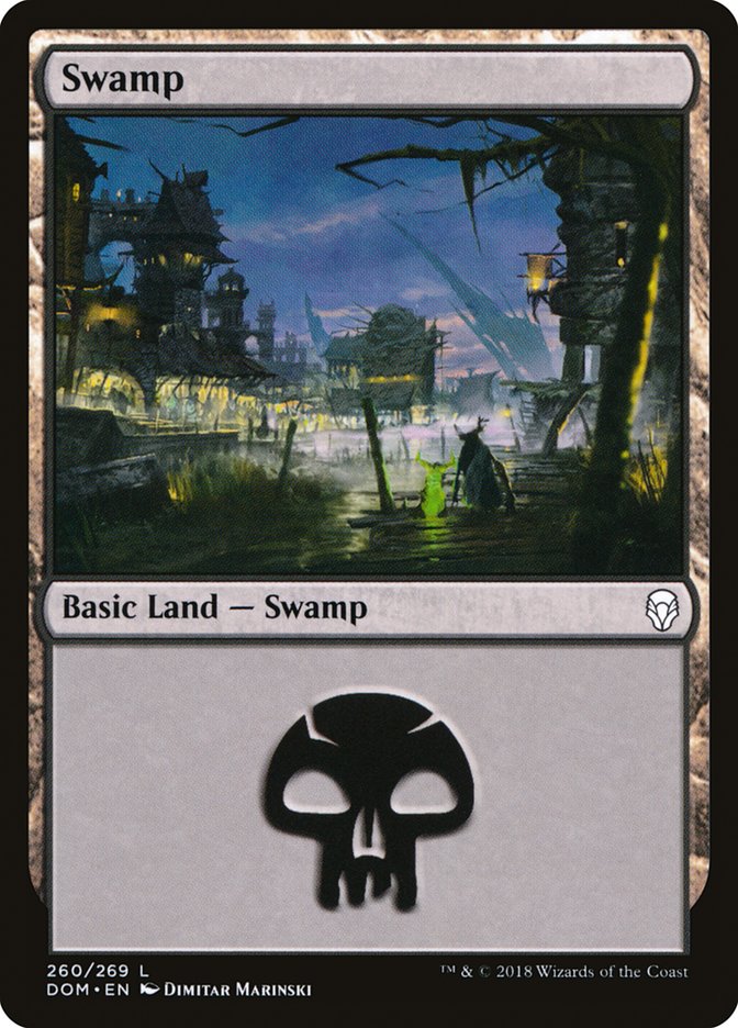 Swamp (260) [Dominaria] | Gate City Games LLC
