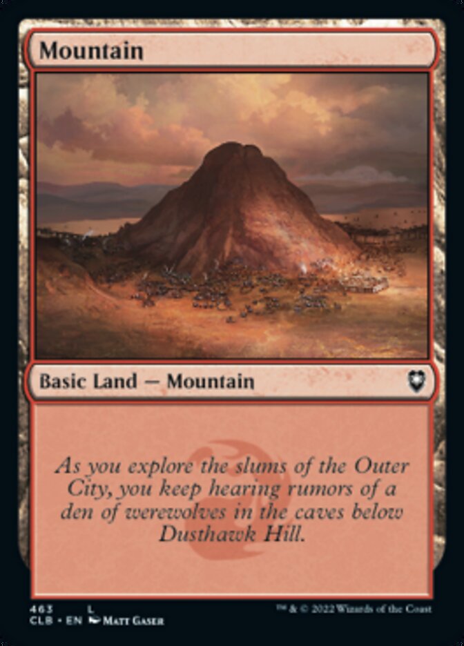 Mountain (463) [Commander Legends: Battle for Baldur's Gate] | Gate City Games LLC