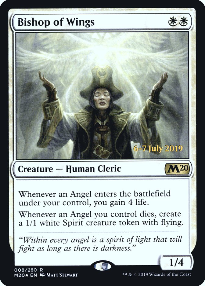 Bishop of Wings  [Core Set 2020 Prerelease Promos] | Gate City Games LLC