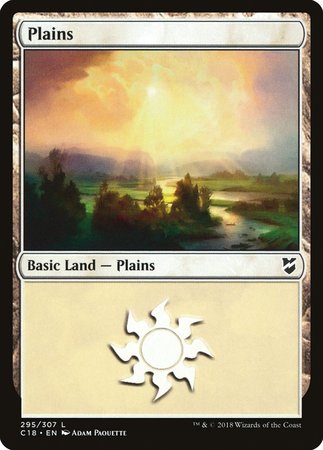 Plains (295) [Commander 2018] | Gate City Games LLC