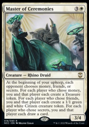 Master of Ceremonies (Promo Pack) [Streets of New Capenna Commander Promos] | Gate City Games LLC