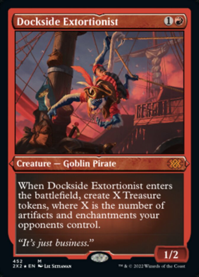 Dockside Extortionist (Foil Etched) [Double Masters 2022] | Gate City Games LLC