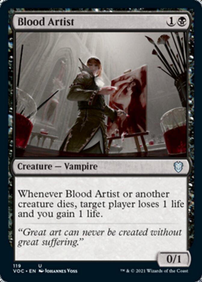 Blood Artist [Innistrad: Crimson Vow Commander] | Gate City Games LLC